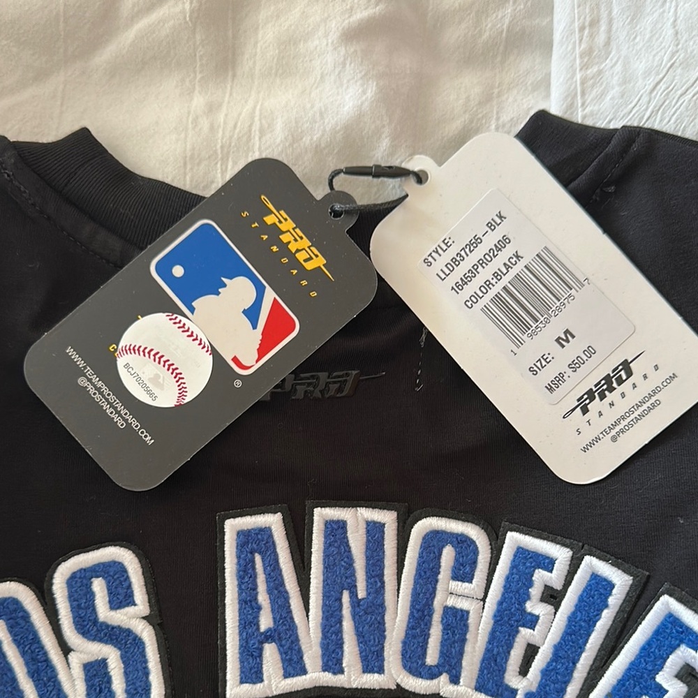 Black LA Dodgers Logo Women's T-Shirt Dress - Picture 4 of 5